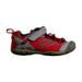 A Red Sneakers from Keen in size 6T for girl. (Front View)