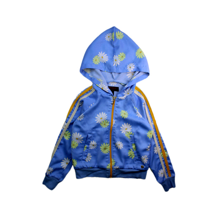 A Blue Lightweight Jackets from Juicy Couture in size 4T for girl. (Front View)