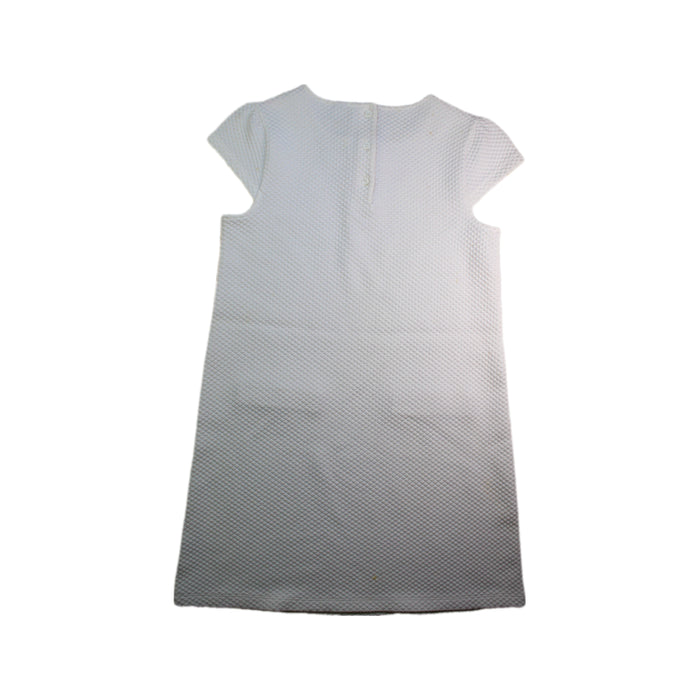 A White Short Sleeve Dresses from Janie & Jack in size 12Y for girl. (Back View)