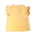 A Yellow Short Sleeve Tops from Misha & Puff in size 5T for girl. (Back View)