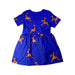 A Blue Short Sleeve Dresses from Mini Rodini in size 3T for girl. (Back View)