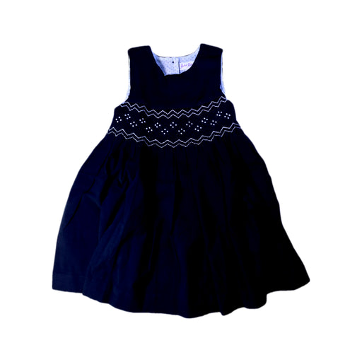 A Navy Sleeveless Dresses from Rachel Riley in size 5T for girl. (Front View)