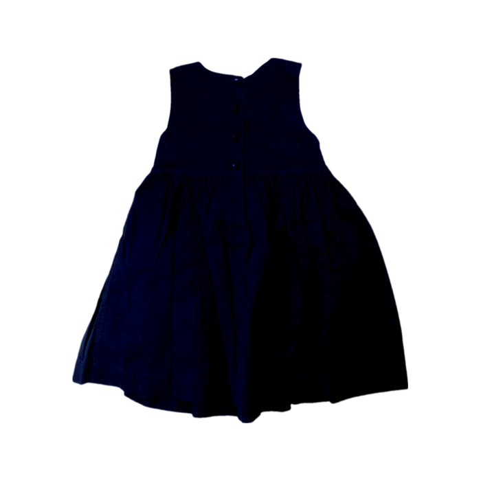 A Navy Sleeveless Dresses from Rachel Riley in size 5T for girl. (Back View)