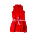 A Red Sleeveless Dresses from Nicholas & Bears in size 6T for girl. (Front View)