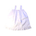 A White Sleeveless Dresses from Little Cotton Clothes in size 5T for girl. (Back View)