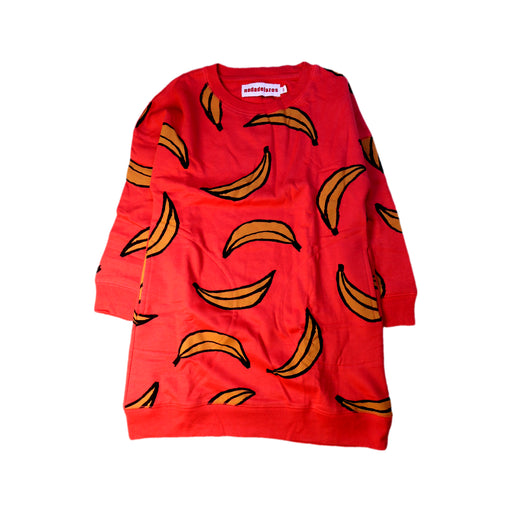 A Red Long Sleeve Dresses from Nadadelazos in size 4T for girl. (Front View)