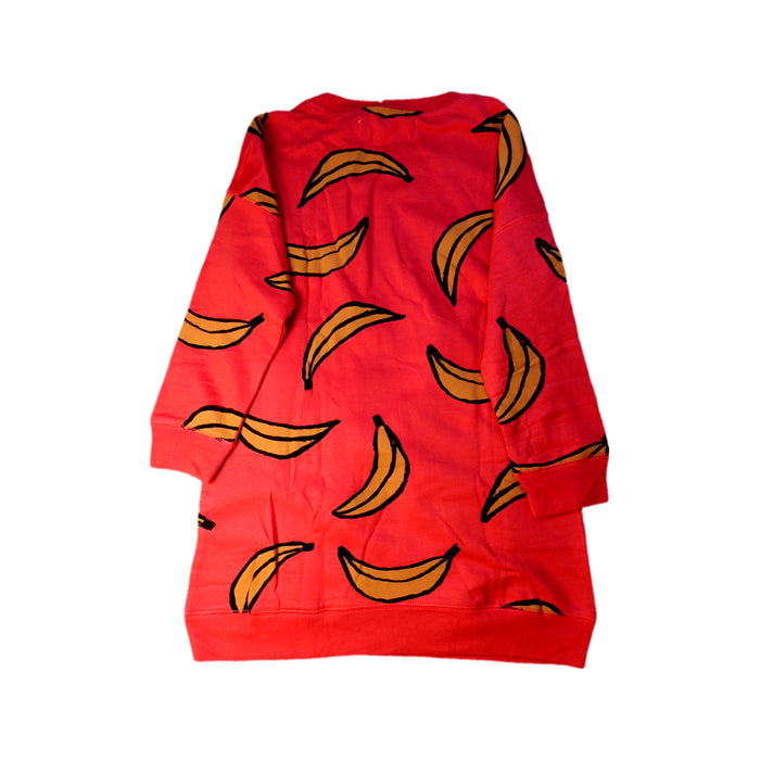 A Red Long Sleeve Dresses from Nadadelazos in size 4T for girl. (Back View)