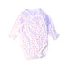 A White Long Sleeve Bodysuits from Petit Bateau in size 0-3M for girl. (Front View)
