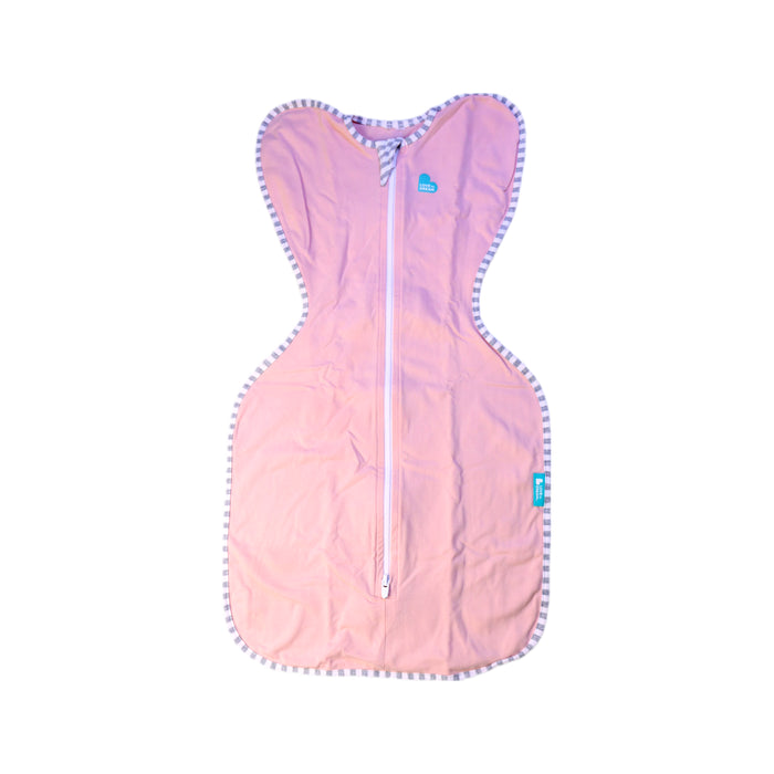 A Pink Swaddles from Love To Dream in size 0-3M for neutral. (Front View)