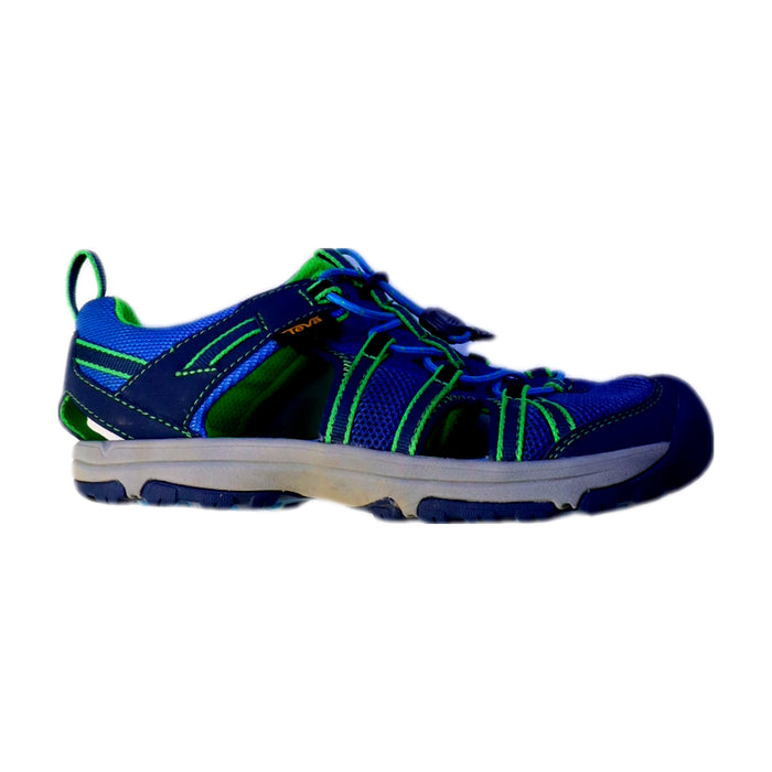 A Blue Sandals from Teva in size 10Y for neutral. (Front View)