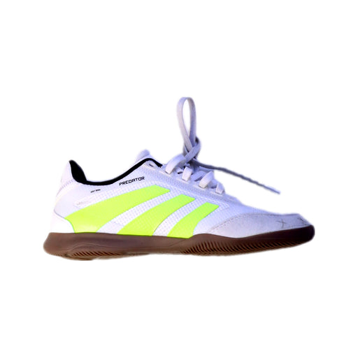 A White Cleats/Soccer Shoes from Adidas in size 9Y for neutral. (Front View)
