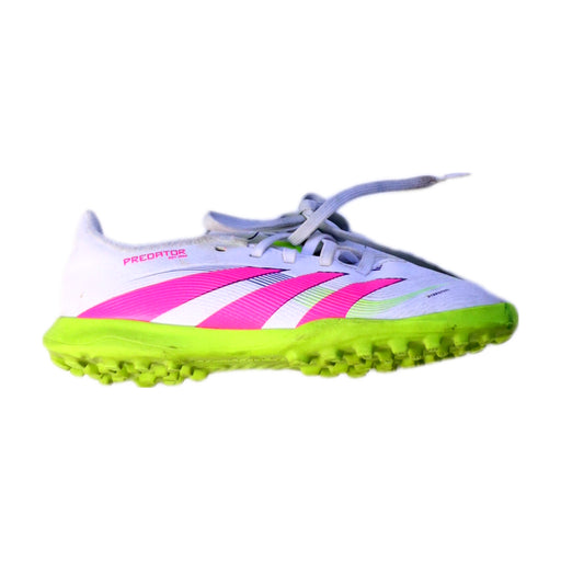 A Pink Cleats/Soccer Shoes from Adidas in size 7Y for neutral. (Front View)