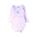 A Pink Long Sleeve Bodysuits from Petit Bateau in size 12-18M for neutral. (Front View)