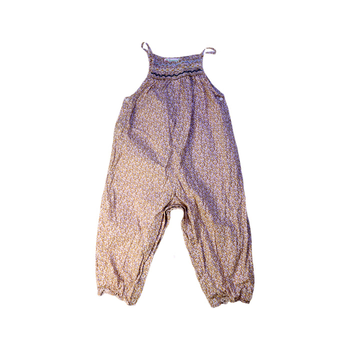 A Purple Sleeveless Jumpsuits from Bonpoint in size 2T for girl. (Front View)