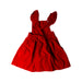 A Red Overall Dresses from Jacadi in size 3T for girl. (Back View)