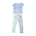 A Multicolour Pants Sets from Petit Bateau in size 2T for girl. (Back View)