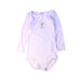 A White Long Sleeve Bodysuits from Petit Bateau in size 12-18M for boy. (Front View)