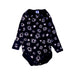 A Navy Long Sleeve Bodysuits from Petit Bateau in size 12-18M for neutral. (Front View)