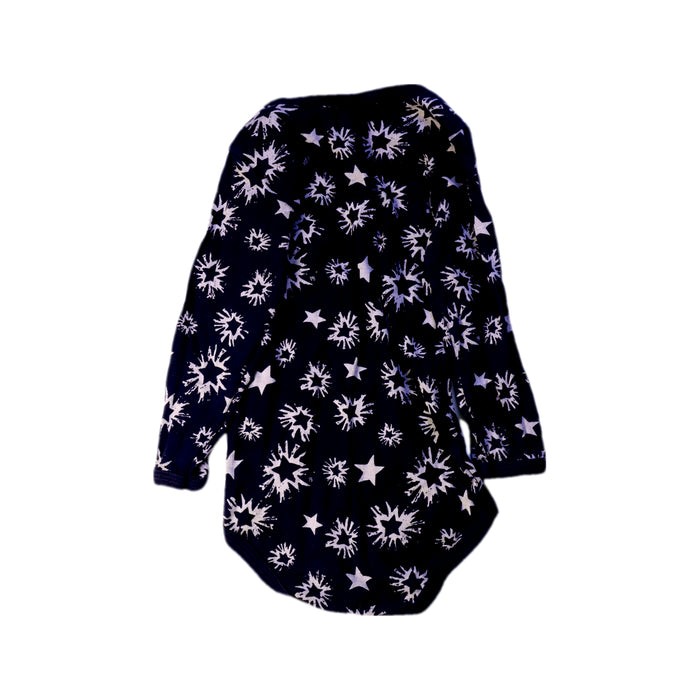 A Navy Long Sleeve Bodysuits from Petit Bateau in size 12-18M for neutral. (Back View)