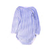 A Blue Long Sleeve Bodysuits from Petit Bateau in size 12-18M for neutral. (Back View)