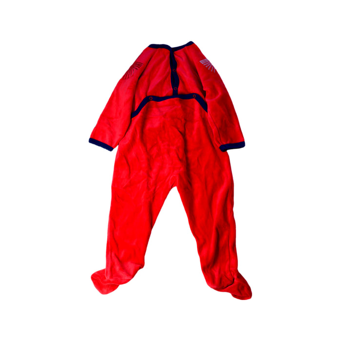 A Red Onesies from Petit Bateau in size 12-18M for boy. (Back View)