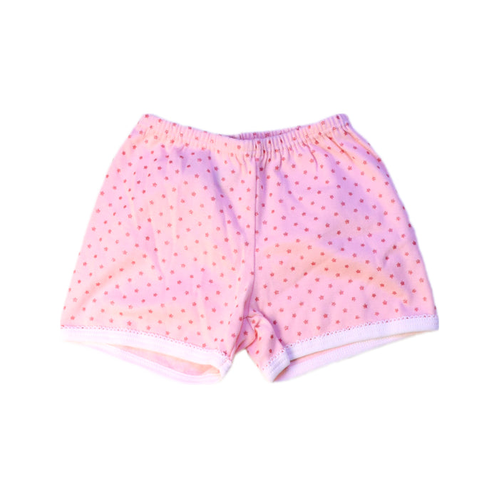 A Pink Shorts from Petit Bateau in size 3T for girl. (Front View)
