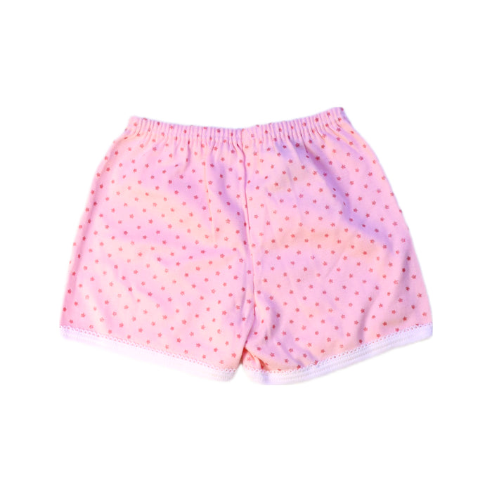 A Pink Shorts from Petit Bateau in size 3T for girl. (Back View)