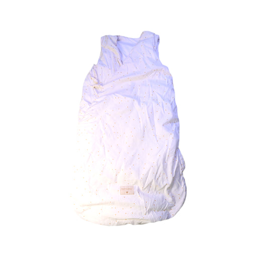 A White Sleepsacs from Nobodinoz in size O/S for neutral. (Front View)