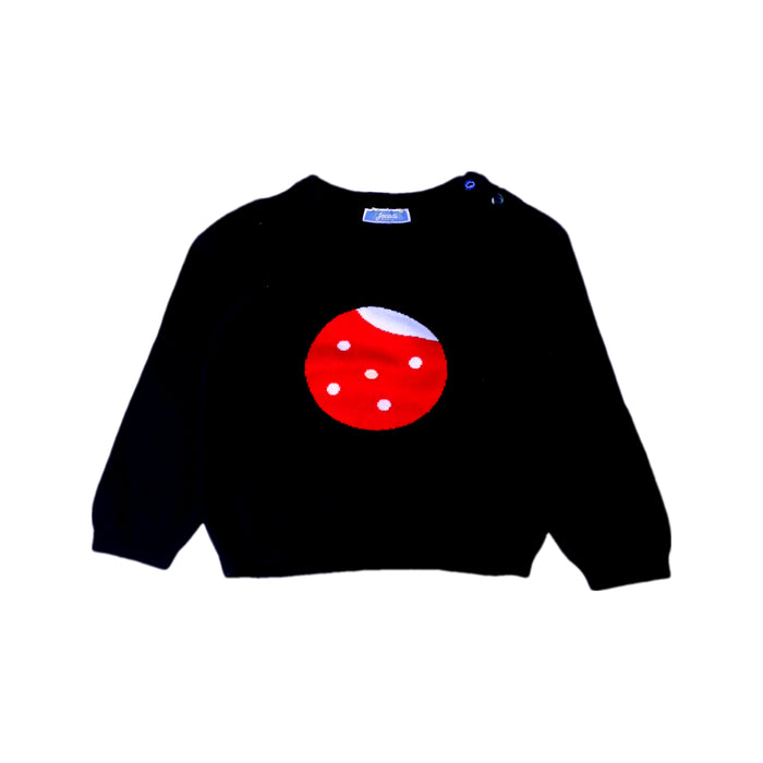 A Black Knit Sweaters from Jacadi in size 2T for neutral. (Front View)