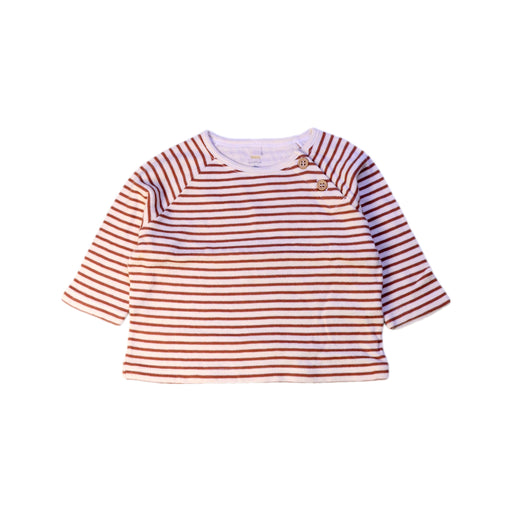 A Red Long Sleeve Tops from Petit Bateau in size 3-6M for neutral. (Front View)