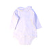A White Long Sleeve Bodysuits from Aletta in size 0-3M for girl. (Back View)