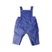 A Blue Long Overalls from Jacadi in size 3-6M for boy. (Front View)