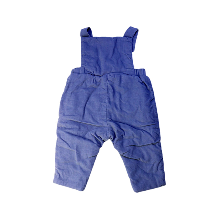 A Blue Long Overalls from Jacadi in size 3-6M for boy. (Back View)