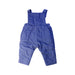 A Blue Long Overalls from Jacadi in size 3-6M for boy. (Back View)