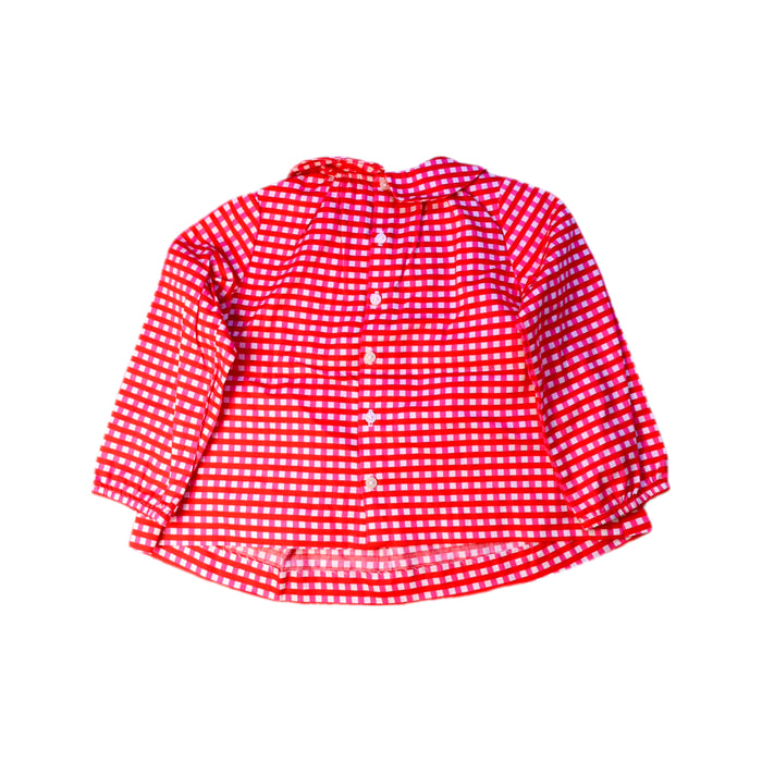 A Red Long Sleeve Tops from Jacadi in size 2T for girl. (Back View)