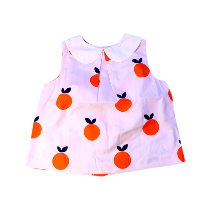 A White Sleeveless Tops from Jacadi in size 3T for girl. (Front View)