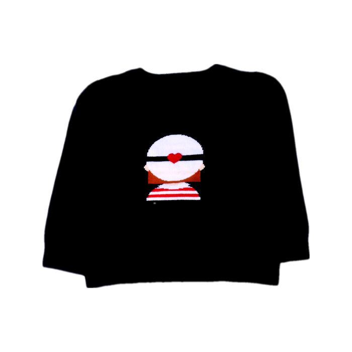 A Black Knit Sweaters from Jacadi in size 12-18M for neutral. (Back View)