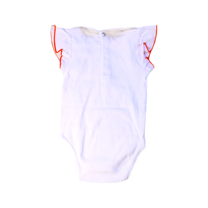 A White Sleeveless Bodysuits from Jacadi in size 6-12M for girl. (Back View)