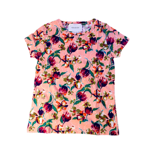 A Multicolour Short Sleeve Tops from Gucci in size 6T for girl. (Front View)