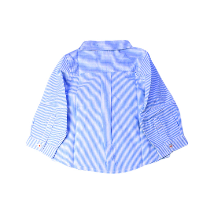 A Blue Long Sleeve Shirts from Jacadi in size 6-12M for boy. (Back View)
