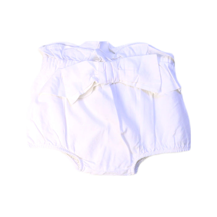 A White Bloomers from Jacadi in size 12-18M for girl. (Front View)