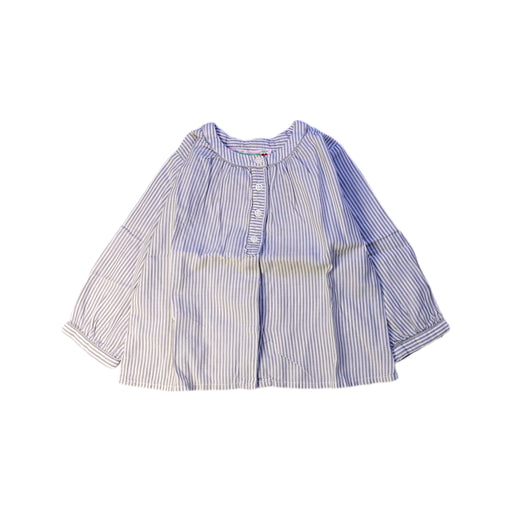 A Blue Long Sleeve Shirts from Bonpoint in size 12-18M for neutral. (Front View)
