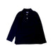 A Black Long Sleeve Polos from Crewcuts in size 3T for boy. (Front View)