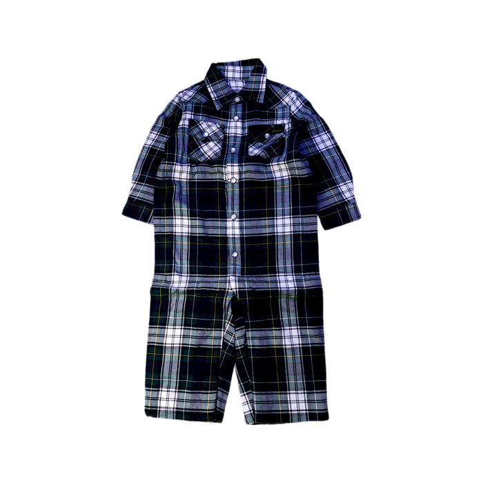 A Black Long Sleeve Rompers from Ralph Lauren in size 6-12M for boy. (Front View)