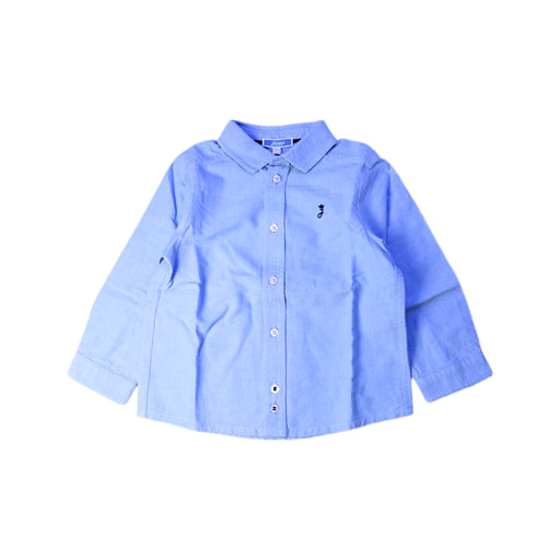 A Blue Long Sleeve Shirts from Jacadi in size 2T for boy. (Front View)