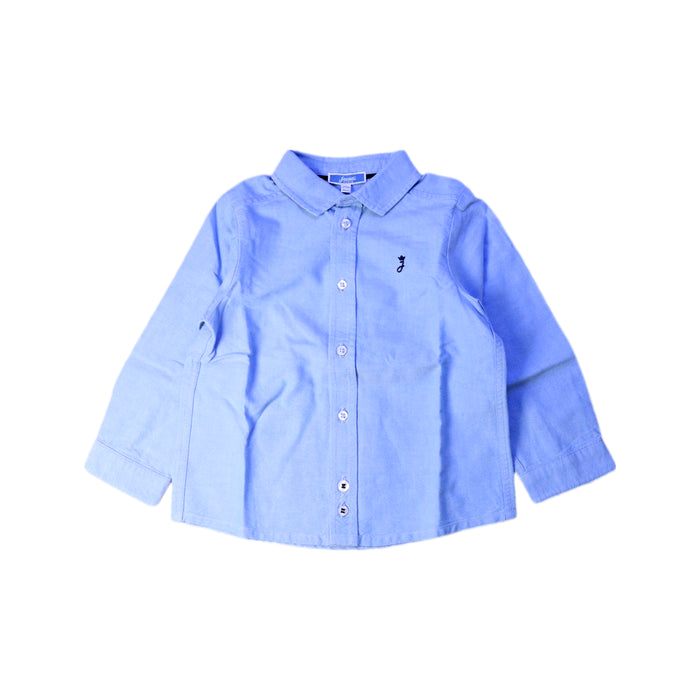 A Blue Long Sleeve Shirts from Jacadi in size 2T for boy. (Front View)
