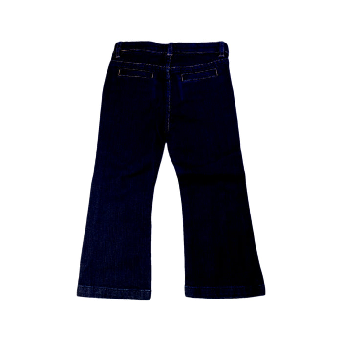 A Navy Jeans from Jacadi in size 3T for girl. (Back View)