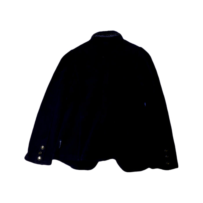 A Black Blazers from Armani in size 7Y for boy. (Back View)