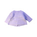 A Purple Cardigans from Jacadi in size 0-3M for girl. (Back View)