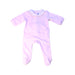 A Pink Onesies from Jacadi in size 0-3M for girl. (Front View)